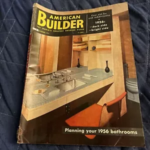 American Builder Magazine November 1955 Complete With Blueprints - Picture 1 of 5