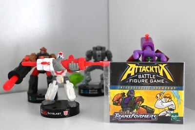 VTG Attacktix Battle Figure Game Transformers Set of 7 Battle Ravage, OmniCon - Image 1 of 4