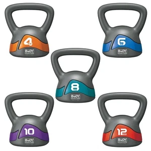Body Sculpture Kettlebell 4-12kg Weight Lifting Training Gym Workout Wide Handle - Picture 1 of 6