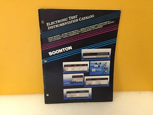 Boonton Electronic Test Instrumentation Catalog - Picture 1 of 1