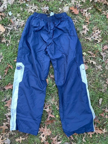 Nike Penn State Nittany Lions Team Issued Athletic Track Pants sz L Cover
