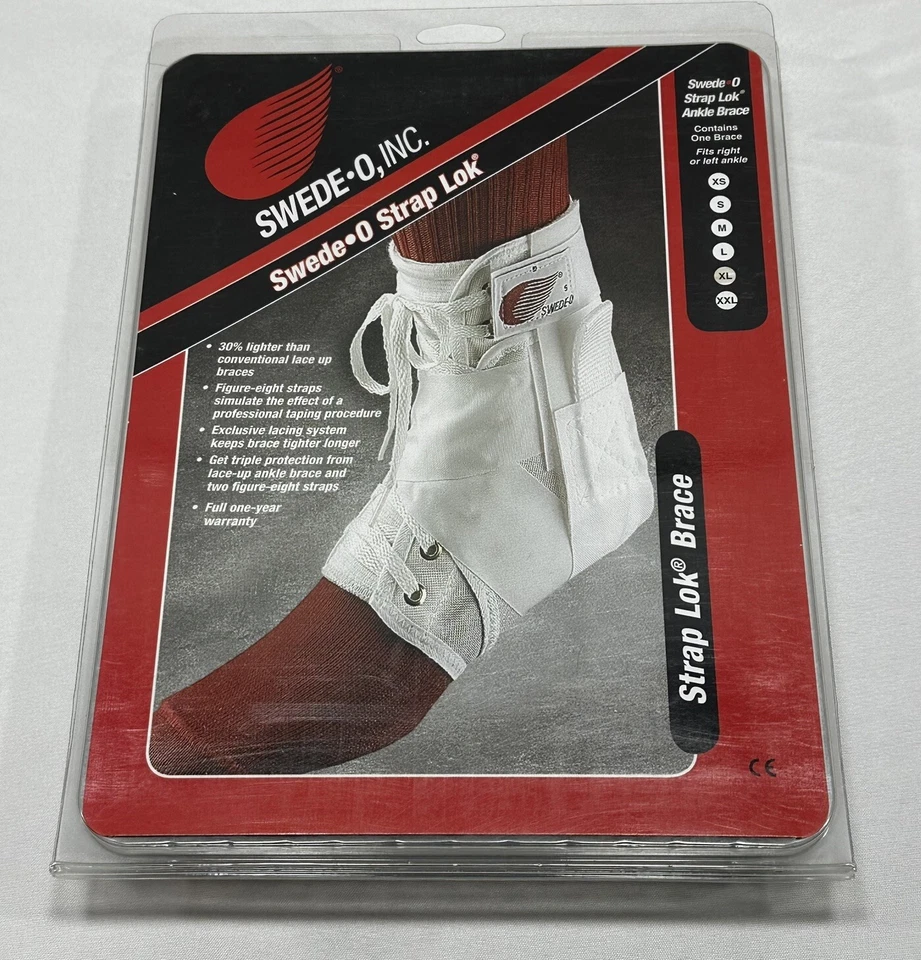 Soporte Swede-O Tobillo Lok con Lengua Tejida, Exclusivo Sistema de Cordones Adulto XL Foto 1 de 4