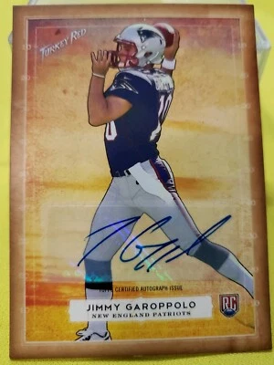 2014 Topps Turkey Red JIMMY GAROPPOLO Rookie Autograph RC AUTO! - Image 1 of 3