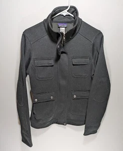 Womens Patagonia Better Sweater Field Black Full Zip Four Pockets Jacket Size S - Picture 1 of 3