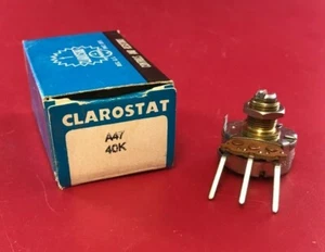 CLAROSTAT A47-40K-S POTENTIOMETER - Picture 1 of 3