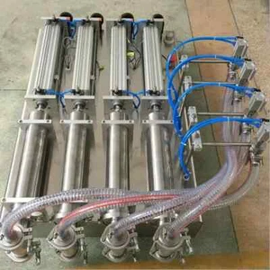4 Heads Liquid Filling Machine Piston Liquid Bottle Juice Filler Machine 100ML - Picture 1 of 11
