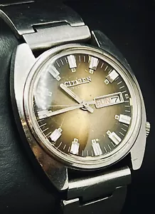 Vintage Citizen Para Water Herren 34 mm mechanische Automatikuhr SS Bronze Zifferblatt - Bild 1 von 13
