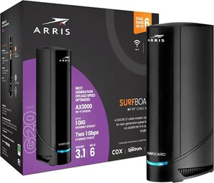 High-Speed DOCSIS 3.1 Wi-Fi 6 Modem Router - Easy Setup & Parental Control - Picture 1 of 12