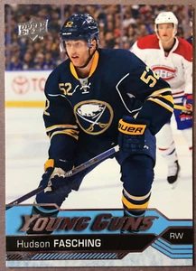 2016-17 Upper Deck Young Guns #242 Hudson Fasching Buffalo Sabres RC - Picture 1 of 1