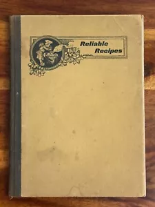 1899 Cook Book of Reliable Recipes Tested Proved Ladies Brookline Universalist - Picture 1 of 8