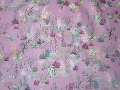 Tela de algodón lavanda Michael Miller 1 cuarto de grasa 18" x 21" Desert Garden Foto 1 de 3