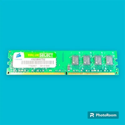 Corsair PC2-5300 (DDR2-667) 2 GB DIMM 667 MHz PC2-5300 DDR2 SDRAM Memory... - Image 1 of 4