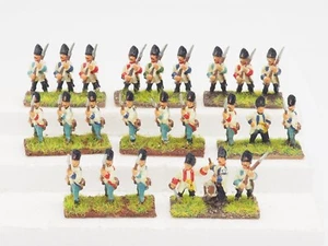 15MM GUERRA SIETE AÑOS GRANADEROS CONVERGENTES AUSTRIACOS X 23. PINTADO. AZUL 227 - Imagen 1 de 5