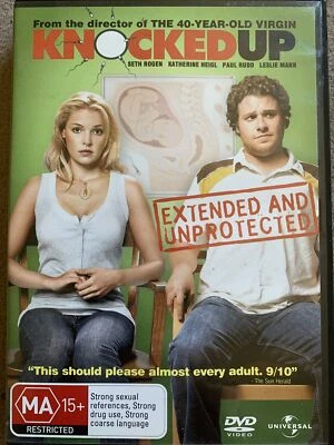 DVD: Knocked Up - 2007, Should Please Almost Every Adult 9/10, Extended/Uncut - Image 1 of 2