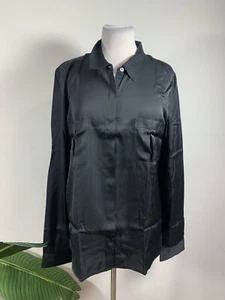 UNTUCKIT WOMENS SILK LONG SLEEVE SHIRT, Size 18 - Picture 1 of 11