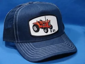 D 21 Tractor Hat - Denim Mesh - Snapback - Picture 1 of 2