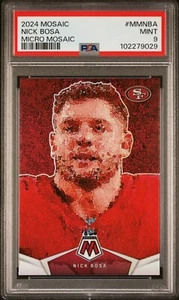 2024 Mosaic Nick Bosa Micro Mosaic #MMNBA PSA 9 - Picture 1 of 2