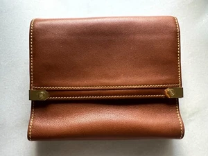 LOEWE Smooth Calfskin Leather Folding Travel Jewelry Organizer Storage Case - Picture 1 of 8