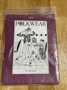 VTG Folkwear Sewing Pattern 256 AT THE HOP 1950s Skirt & Blouse Sz S M L XL 2X - Picture 1 of 7