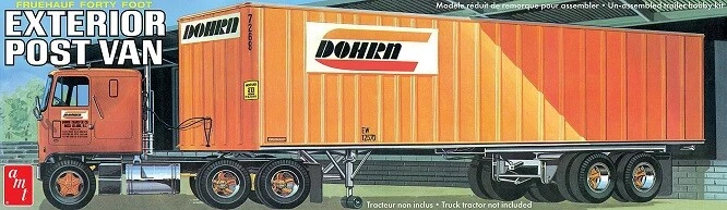 Amt / Mpc AMT1357 - 1/25 40' Fruehauf Exterior Posta Trailer Dohrn - Nuovo - Immagine 1 di 1