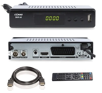 COMAG DKR60HD Ricevitore digitale Full HD via cavo PVR Ready USB HDMI EPG HDTV DVB-C