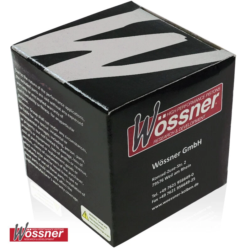 WOSSNER PISTON KIT YAMAHA DT 200 '90-'91, DT/WR 200 '92-'98 (68,44MM=+2,50MM)  - Photo 1/1