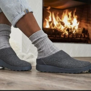 Dansko Lucie Wool Clog Slip On Slippers Shoes Grey Charcoal Sz 8.5 -9 / 39 - Picture 1 of 14