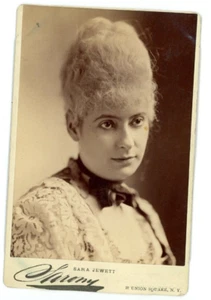 Vintage Kabinettkarte Sara Jewett frühe Bühnenschauspielerin - Bild 1 von 2