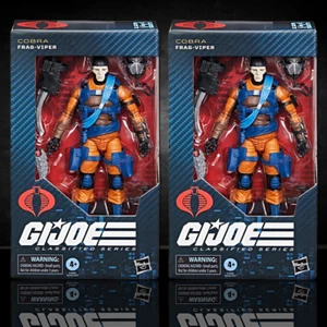 FRAG Viper Action Figure GI Joe Serie Classificata Confezione da 2 Pollici - Foto 1 di 13