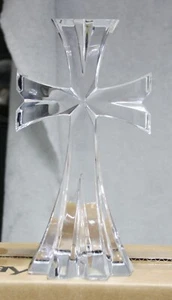 Lenox Crystal Ovations Cross Crucifix Full lead crystal Lord Jesus - Picture 1 of 9