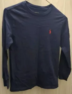 Polo Ralph Lauren Blue Shirt Size Small 8 Long Sleeve - Picture 1 of 7