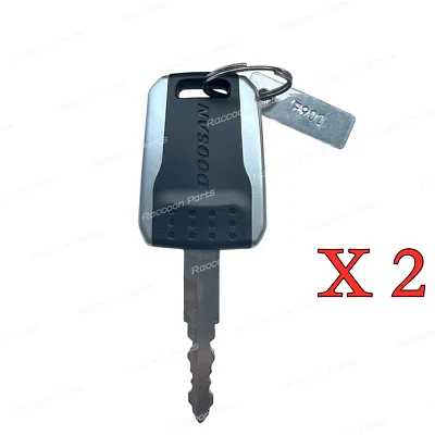 Doosan Excavator Equipment Ignition Keys #Code F900 # K1009605 K1009605B /w Logo - Image 1 of 3