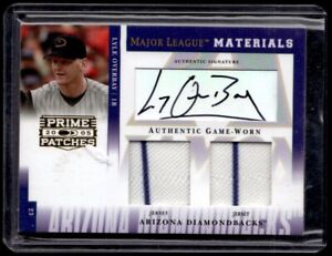 2005 Donruss Prime Patches Double Swatch #MLM-31 Lyle Overbay AUTO /100