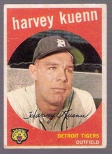 Venezuelan Topps 1959 Harvey Kuenn #70 Detroit Tigers BENCO VENEZUELA