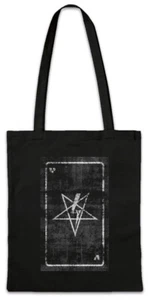 Tarot The Black Pope Stofftasche Einkaufstasche Card Der Hierophant Logo Karte - Picture 1 of 1