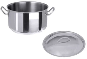 Contacto 2007/220 Fleischfopf 5,5 Liter mit Deckel Suppentopf Kochtopf Edelstahl - Bild 1 von 1