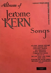 1940 Hieronymus Kern Lieder Vintage Notenbuch, Album/Sammlung T.B. Harms Co. - Bild 1 von 7