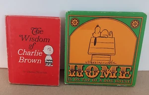 Charles Schultz Gebundene Bücher Die Weisheit des Charlie Brown Snoopy Zuhause Hundehütte - Bild 1 von 6