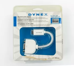 Adaptador Dynex Mini DVI a VGA DX-AP110 NUEVO SELLADO - Imagen 1 de 10