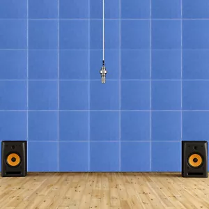 18 Stück Akustikplatten, Schallabsorber Schallschutz mit Hochdichte Wandfliesen - Bild 1 von 11