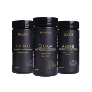 Mushrooms Extracts-High Strength-Beauty Bundle-Chaga-Shiitake-Reishi - Picture 1 of 4