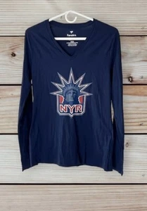 NWT Fanatics NHL New York Rangers NYR Women’s Long Sleeve Tshirt Size Small - Picture 1 of 6