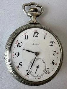 DOXA Pocket Watch Horse Concourse Vintage Mechanical Antique LIEGE-1905 SWISS - Picture 1 of 18
