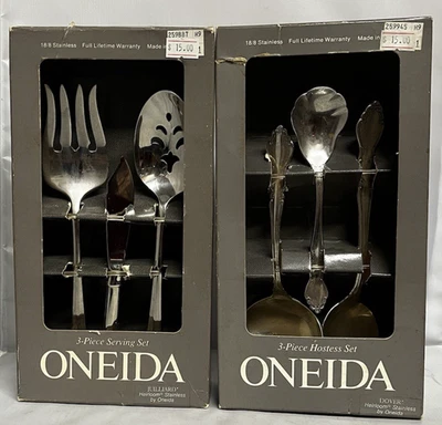 Reliquia Oneida, juegos de azafata y servicio de acero inoxidable, 6 piezas Foto 1 de 4