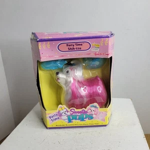 De colección Sweetie Pups Gatitos Fiesta Hora Shih-Tzu Rosa Blanco Nuevo Sellado - Imagen 1 de 6
