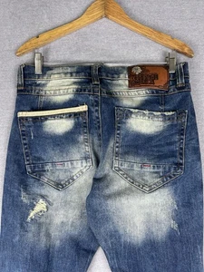 Heritage By America Jeans Mens Sz 31x31 Distressed Denim Distillery - Picture 1 of 7