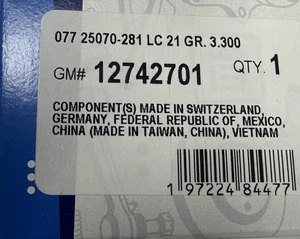 KIT INYECTOR OEM GM PART #12742701 - Imagen 1 de 1