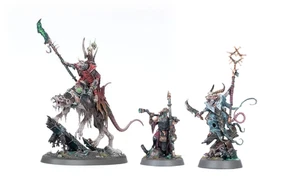 Warhammer Skaven- 1x Clawlord on Gnaw Beast, Grey Seer & Warlock Engineer. - Picture 1 of 4