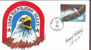 $14 Express Mail Eagle FDC, HP Goldberg, 2542 - Picture 1 of 1