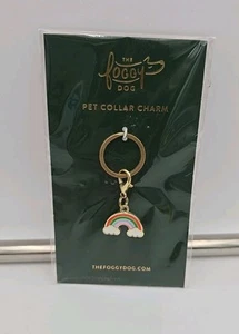 The Foggy Dog Pet Collar Charm Rainbow New - Picture 1 of 4